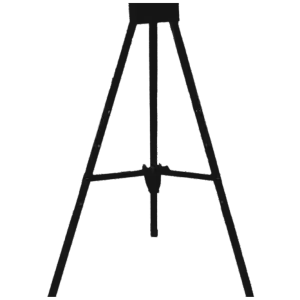 Three Leg Powder Coated Metal Stand